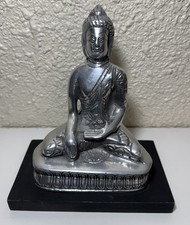 Shakyamuni Sakyamuni Amitabha Buddha Guatama Statue Bronze Silver Zen picture