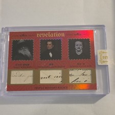 2025 Eternal Revelation World Celebrities Triple History Relics 02/25 picture