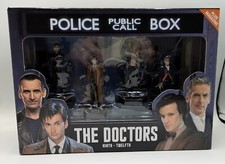 Eaglemoss Doctor Who Ninth Tenth Eleventh Twelfth Docotor Figure 4-Pack NEW picture
