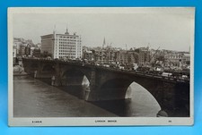 1930 Kingsway Rppc London Bridge England Postcard Posted Worcester MA picture