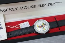 RARE Timex Mickey Mouse Electric Watch w/ Original Box - Movement Untested picture