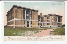 Rochester NY postcard -West Side High School 1906 picture