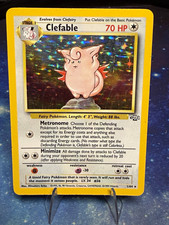 Pokémon Jungle Clefable Holo 1/64 1999 Wizards English (MP) picture