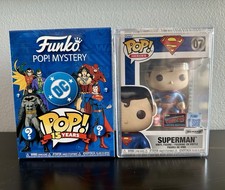 Funko Pop DC Box Mystery Superman Metallic LE 400 PCS NYCC Con Sticker #07 2025 picture