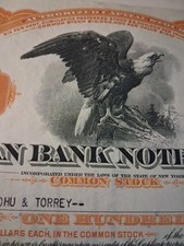 Vintage American Bank Note Co Stock Certificate š¦
Orange Common 1920sā60s picture