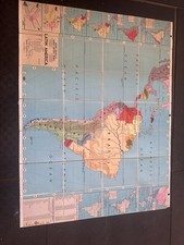 Vintage 1950s Weber Costello Reality Series Latin America Folding Map 64x59 picture
