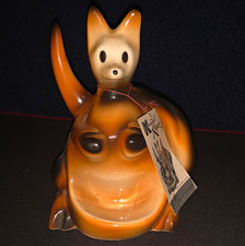 Vtg 1956 Boxing Kangaroo Dresser Caddy Valet Pulp Fiction Prop w/ Rare TAG picture