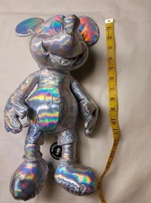 Disney Mickey Mouse Memories Plush #12 - Iridescent Silver, Limited Release NWT picture