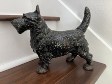 ANTIQUE VINTAGE c.1920's HUBLEY SCOTTISH TERRIER SCOTTIE DOG DOORSTOP picture