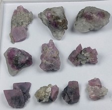 38 gm Flourscent Spinel Small Size Crystals/Specimens Lot With Nice View  picture