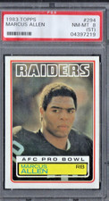 1983 Topps Marcus Allen #294 (RC) PSA 8 NM-MT All-Pro Card HOF Raiders Legend picture