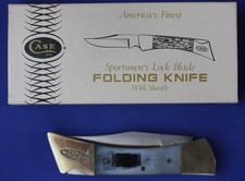 Vintage Case XX Sportsman Lockblad 2159-LSSP, 9 Dot 1981, Wood, Sheath, NIB, NOS picture