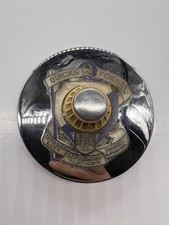Vintage 50s 60s Barnacle Tax Disc Holder Quicks For Ford Old Trafford Manchester picture