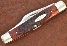 RARE CASE XX USA 6 DOT 1974 RED BONE BIG STOCKMAN KNIFE 6392 NICE (37521) picture