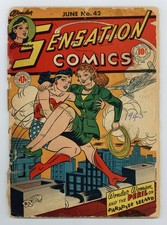 Sensation Comics #42 PR 0.5 1945 picture