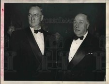 1942 Press Photo Donald Nelson, War Production Board, William Jeffers picture