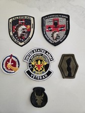 Army Patch Lot 6 442nd RCT Torch Sword 34th Infantry North Star Dustoff MEDEVAC picture