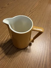Vintage Mid-Century Modern Plastic Creamer Pitcher – Burnt Orange – Retro MCM picture