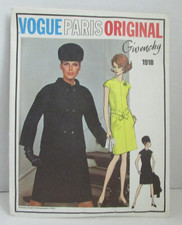 VINTAGE 60's Vogue Paris Original Givenchy 1918 Dress & Jacket Sz 14 picture