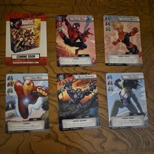 Marvel Champions Alternate Art Core Set Hero Cards Lot Of 5 with Alt Art Events picture
