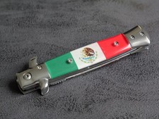 5” Mexico Classic Folding Knife Spring Assist Vintage Style OG Spear Point Edc picture