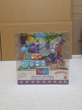 1998 Mattel Comfy Corners Collection Pooh's Friendly Places Eeyore's Birthday picture