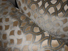 COWTAN & TOUT/ Jane Churchill cut velvet fabric Pillow covers custom new PAIR picture
