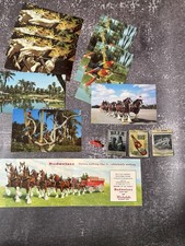 Vintage Beer Memorabilia - Budweiser, Miller, Dixie, Schlitz- Postcards, & More picture