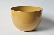 Finel Arabia Kaj Franck Mustard Yellow Enamel Metalware Bowl Hackman Large picture