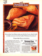Pepperidge Farm Apple Turnovers Irresistible Juicy Fruit Vintage Print Ad 1971 picture