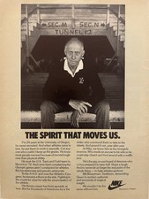 Nike ad    with Steve Prefontaine's University of Oregon Coach BILL BOWERMAN   6 picture