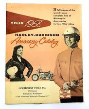 1958 HARLEY DAVIDSON ACCESSORY CATALOG Nice Vintage ORIGINAL Booklet Early HD picture