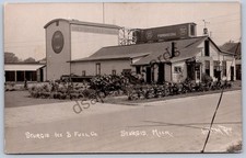 K52/ Sturgis Michigan RPPC Postcard c1920s Sturgis Ice & Fuel Company  83 picture