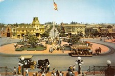1955 Disneyland Town Square Fantasyland Anaheim CA Jumbo 6x9 Postcard SM01-76 picture