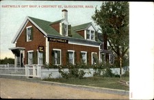 Gloucester MA Gift Shop The Metropolitan News Co. c1900s-10s Vintage Postcard picture