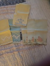 Vintage Embroidered Tea Towels 7 picture