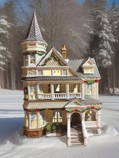 VTG O'Well Limited Edition Heartland Valley Village Lighted Victorian Mansion picture