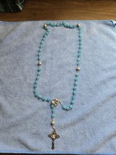 Genuine 925 silver rosary. picture