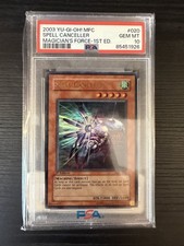 Yu-Gi-Oh Spell Canceller MFC-020 1st Edition PSA 10 GEM MINT picture