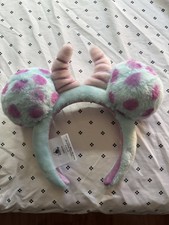 BNWT Disney Parks Monsters Inc Sulley Mickey Mouse Ears Headband Adult Size picture