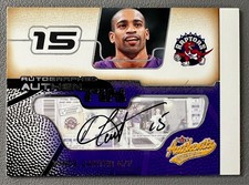 Vince Carter 2001-02 Fleer Authentix Basketball Auto #AA-VC Raptors picture