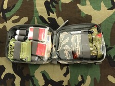 US Military MOLLE JFAK Joint First Aid Kit IFAK with Supplies : ABU Camo picture