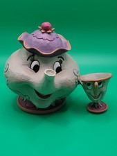 NO BOX DIsney Jim Shore Mrs. Potts & Chip 