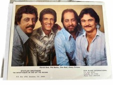 STATLER BROTHERS HAND SIGNED 8x10 COLOR PHOTO All Signed Except Jimmy Fortune picture