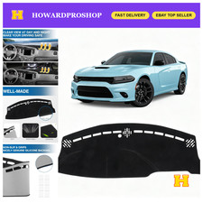 KUST Black Dash Cover for Dodge Charger 2011-2022 2023 Left Hand Driving Polyest picture