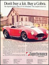 1996 1997 Superformance SC Cobra Original Advertisement Print Art Car Ad J762A picture