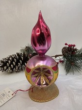 Christopher Radko Art Deco Reflector 1999 99-923-0 Poland 7.75