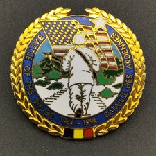WWII Battle of the Bulge 50th Anniversary Commemorative Pin Badge 1944-1994 picture