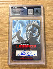 Chris Durand Michael Myers H20 Signed Card Horror Legends Masterpieces Sketch picture