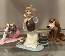 Brand New WDCC Cinderella ~ Chalk Mouse ~ & ~ Bruno picture
